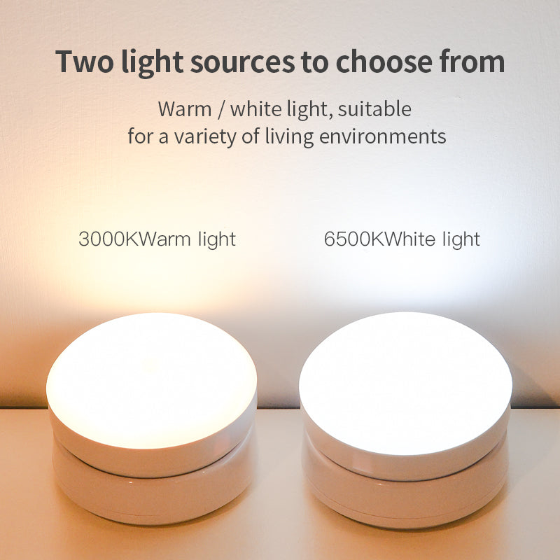 Rotating Human Body Sensor Round Light