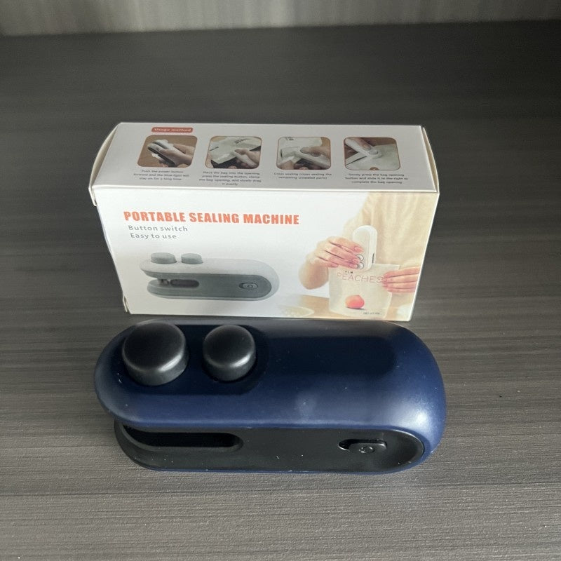 Mini 2 In 1 Sealer Heat Sealer Bag Opening Machine For Snacks Home