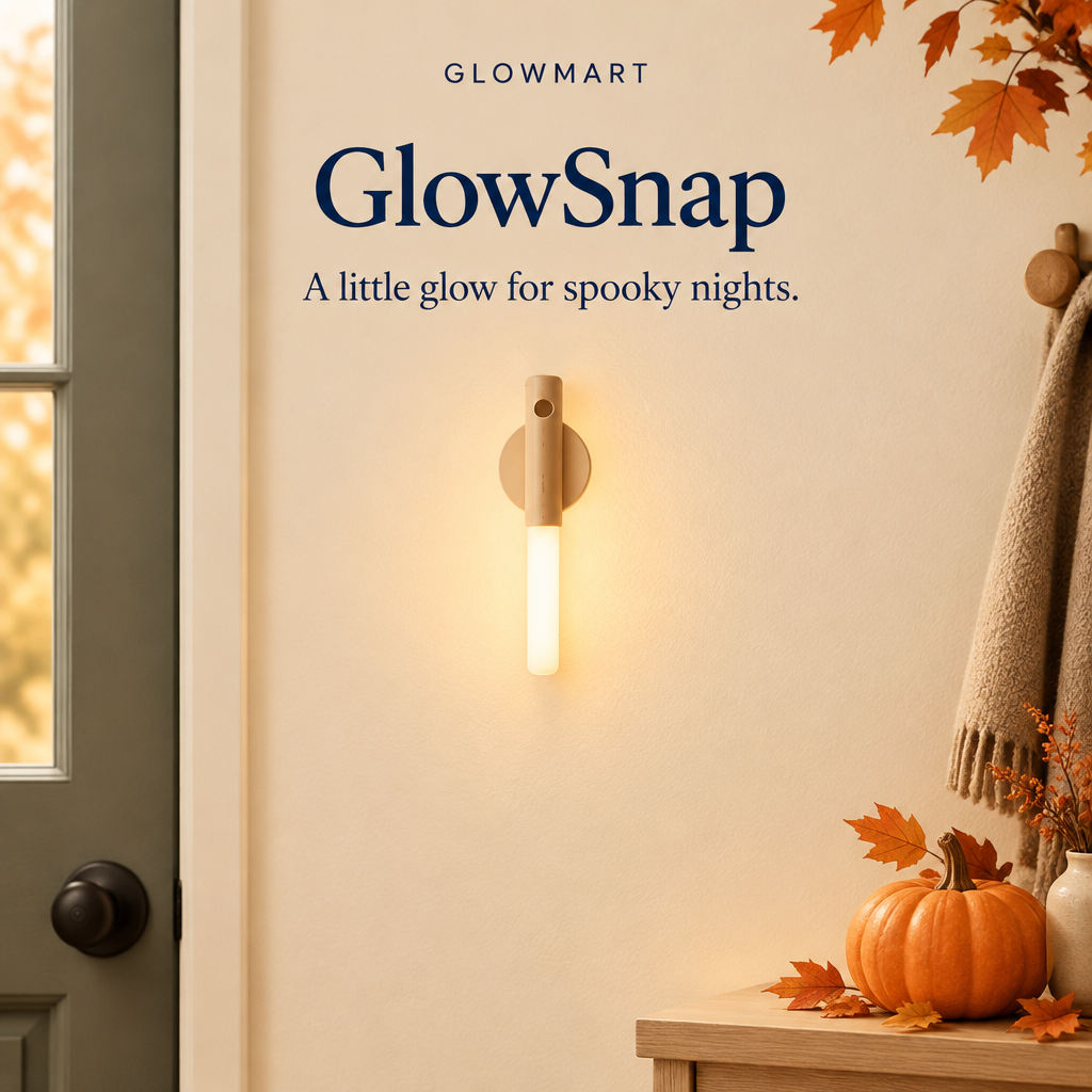 GlowSnap Halloween promotional image for Glowmart
